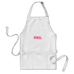 "MRS." apron