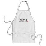 Mrs. Apron | Black & Red Colors