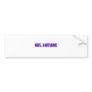 Mrs. Awesome Bumper Sticker