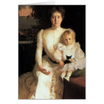 Mrs  Benjamin Thaw and her Son Greeting Cards
