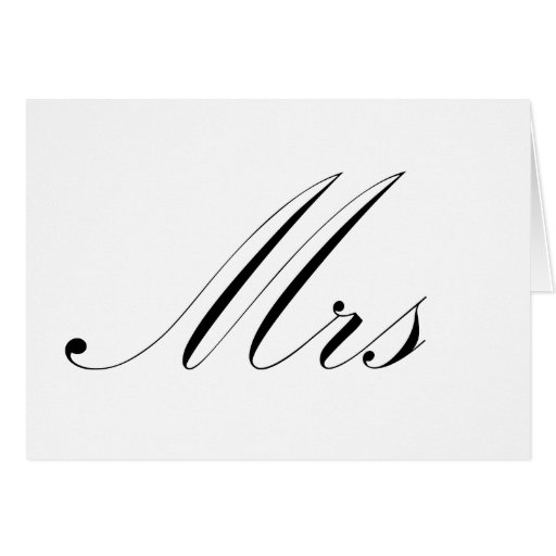 Mrs Cards