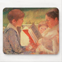 Mrs Cassatt Reading to her Grandchildren, 1888 Mousepads