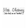 Mrs. Chesney T-shirt