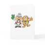 Mrs Claus and Gingerbread man Card