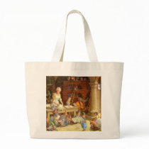 Mrs. Claus Bakes Cookies with Santa's Elves! Tote Bags