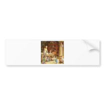 Mrs. Claus Bakes Cookies with Santa's Elves! Bumper Sticker