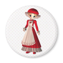 Mrs. Claus magnets by karanta Mrs. Claus magnets