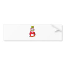 Mrs. Claus Penguin Bumper Stickers