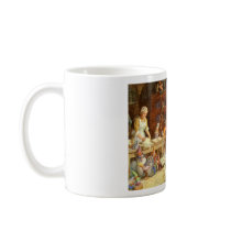 Mrs. Claus & Santas Elves baking Christmas Cookies Coffee Mug