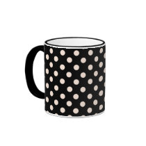 Mrs Cookies Pink Spot Polka Dot Mugs