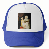 Mrs. Elizabeth Freake and Baby Mary, ca. 1671-1674 hats