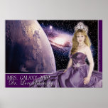 Mrs. Galaxy - Purple Posters