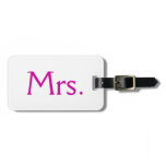 Mrs. Luggage Tag luggage tags