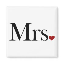 Mrs. Refrigerator Magnet
