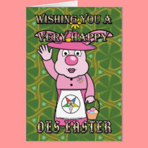 Mrs. OES Easter Bunny cards