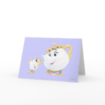 Mrs. Potts and Chip Greeting Card
