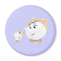 Mrs. Potts and Chip Fridge Magnets