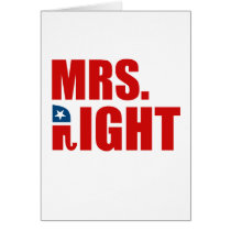 MRS. RIGHT CARD