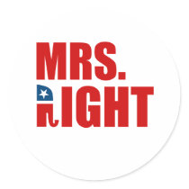 MRS. RIGHT STICKERS