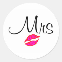Mrs Round Stickers