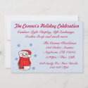 Mrs. Snowlady Party Invitation invitation