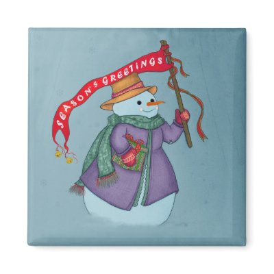 Mrs Snowmans Special Delivery Magnets by MANolan