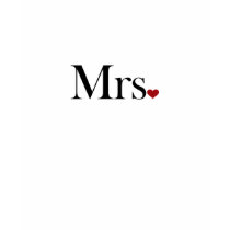 Mrs. T-Shirt by WeddingWear Mrs. T-Shirt