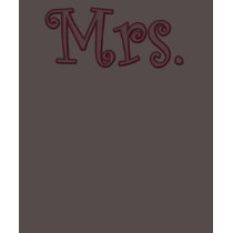 Mrs. T-shirt Twofer Crewneck Tee by ldcreative Mrs. T-shirt Twofer Crewneck Tee