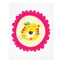 Mrs Tiger Personalized Announcements