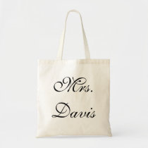 Mrs Wedding Bag or Tote bags