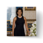 MrsObamaPortrait Pinback Button