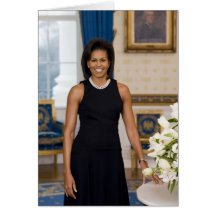 MrsObamaPortrait Card