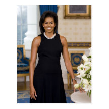 MrsObamaPortrait Post Card
