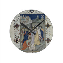 MS 11060-11061 Hours of the Cross: Matin and Laude Round Wallclock