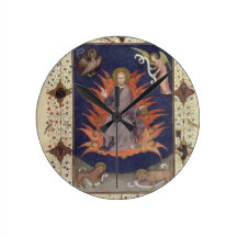 MS 11060-11061 Psalms of Penitence: Christ in Maje Round Clocks