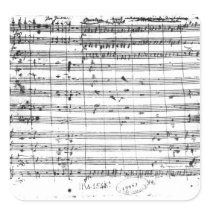 Ms.1548  Ouverture of the opera 'Don Giovanni' Sticker
