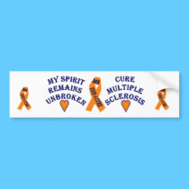 MS Awareness Bumper Sticker bumper stickers