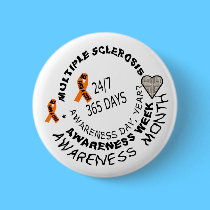 MS AWARENESS BUTTON WITH LOVE buttons