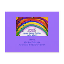 MS Awareness & Education postcards by ohgreeting MS Awareness & Education postcards