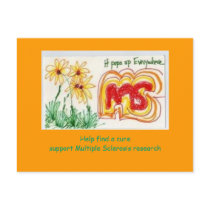 MS Awareness Postcard by ohgreeting MS Awareness Postcard