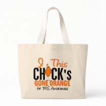 MS Chick Gone Orange bags by awarenessgifts MS Chick Gone Orange bags