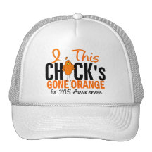 MS Chick Gone Orange Hats