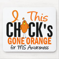 MS Chick Gone Orange Mouse Mat