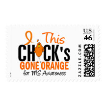 MS Chick Gone Orange Postage Stamp