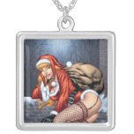 Ms Claus On The Rooftop Delivering Santas Presents Jewelry