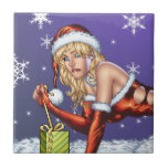 Ms Claus Scared to Open her Christmas Present Tile