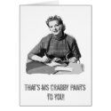 Ms. Crabby Pants cards by ScottInk Ms. Crabby Pants cards