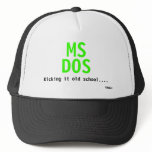 MS, DOS, Kicking it old school...., Iceman2.0 Trucker Hat