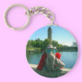 Ms Ella at the park Key Chain