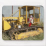 Ms Ella checks out farm equipment Mousepad